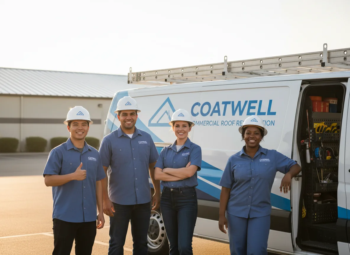 Commercial roof coating company in Fairland, OK